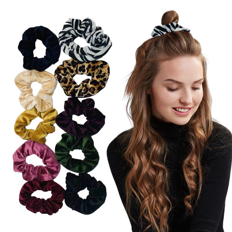 Secret Stash Zipper Scrunchie Safe (3 Pack) - Velvet Stasher scrunchies Compartment for Cash Cards Keys Pills Valuables | Hair bun ties Secret Pocket ponytails women Diversion safes disguise container Accessories - Image 1